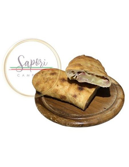 Panuozzo di Gragnano con fiordilatte e prosciutto cotto