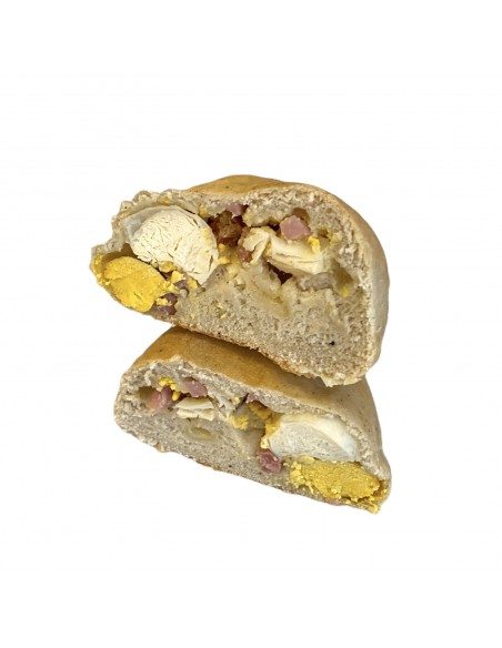 Pagnottiello napoletano salumi, uova e formaggio