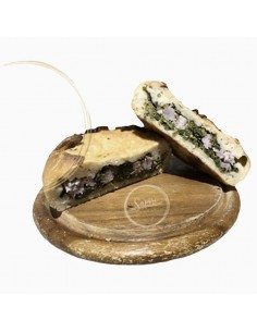 Pizza ripiena salsicce e friarielli artigianale