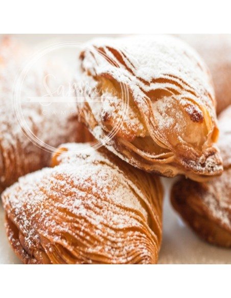 Sfogliatelle napoletane ricce di pasticceria Mosè