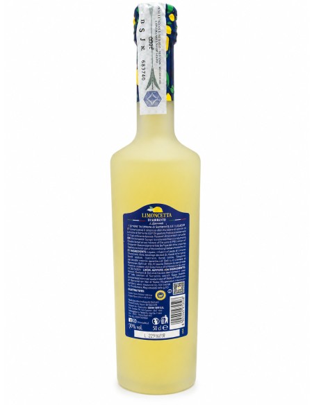 Limoncello artigianale con i limoni di Sorrento