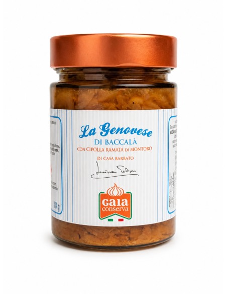 La Genovese di Baccalà con Cipolla Ramata di Montoro 314g