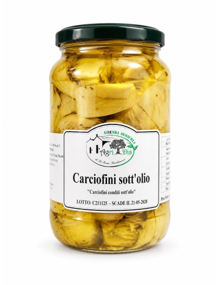 Carciofini sott'olio Agri Dis 540g