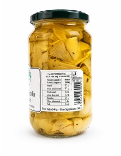 Carciofini sott'olio Agri Dis 540g 2