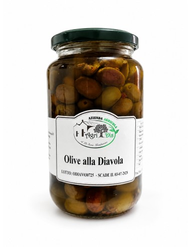 Olive alla Diavola Agri Dis 520g