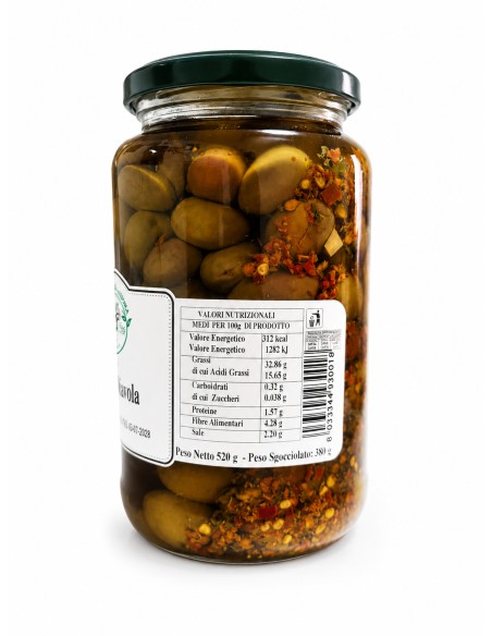 Olive alla Diavola Agri Dis 520g