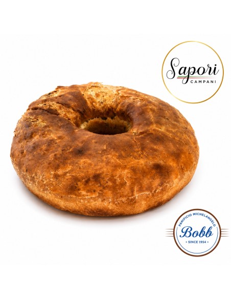 Sapori Campani - L'Eccellenza della panificazione  Artigianale - Casatiello  1,5 kg