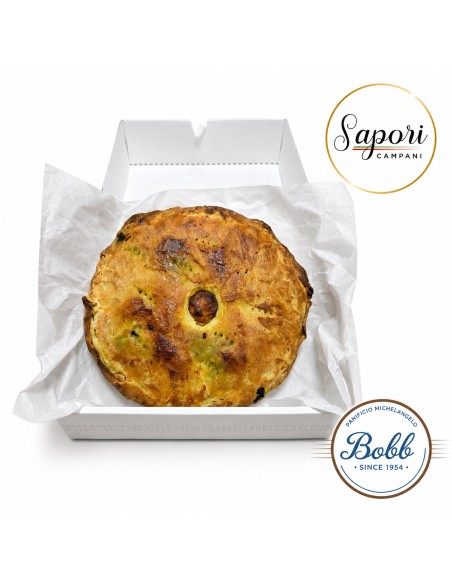 Panificio Michelangelo Bobb pizza salsiccia e friarielli kg 1,500