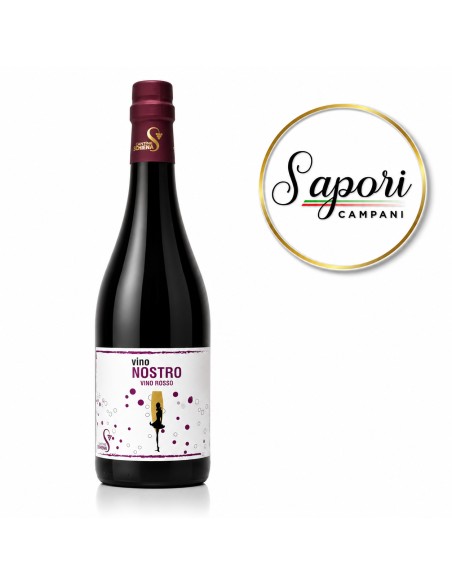La Cantina di Sapori Campani - Vini Liquori e Distillati d'eccellenza - Vino Rosso Frizzante 750 ml