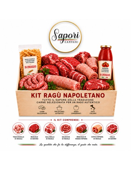 Degustazione Sapori Campani - Un Viaggio nei Sapori Autentici della Nostra Macelleria - Kit Ragù 2 kg