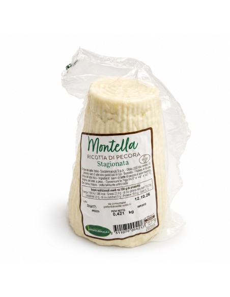 Sapori Campani - il Gusto del Tempo la Tradizione di Sempre - Ricotta Salata Stagionata 420 g