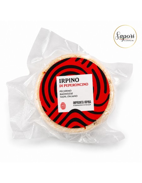 Sapori Campani - il Gusto del Tempo la Tradizione di Sempre - Caciotta Stagionata Irpina al Peperoncino 430 g