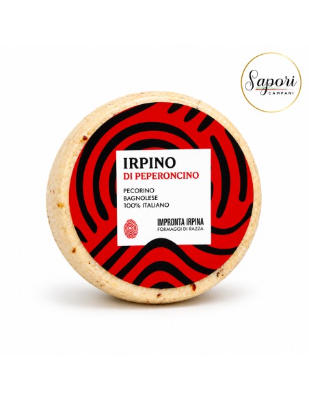 Sapori Campani - il Gusto del Tempo la Tradizione di Sempre - Caciotta Stagionata Irpina al Peperoncino 430 g