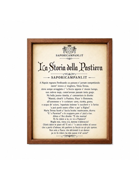 Dolci Tradizionali di Napoli : L'autentica Dolcezza Partenopea - Pastiera Artigianale 1 kg