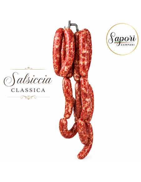 Degustazione Sapori Campani - Un Viaggio nei Sapori Autentici della Nostra Macelleria - Salsiccia Classica  1 kg