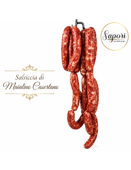 Degustazione Sapori Campani - Un Viaggio  nei Sapori Autentici della Nostra Macelleria - Salsiccia di Maialino  Casertano 1kg