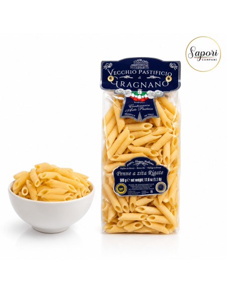 Il Vecchio Pastificio di Gragnano -  Penne a Zita Rigate 500g