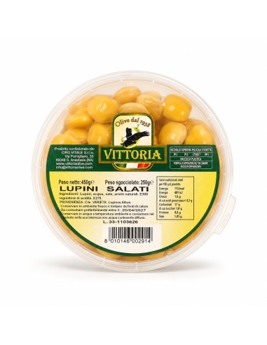 Lupini salti da 450gr
