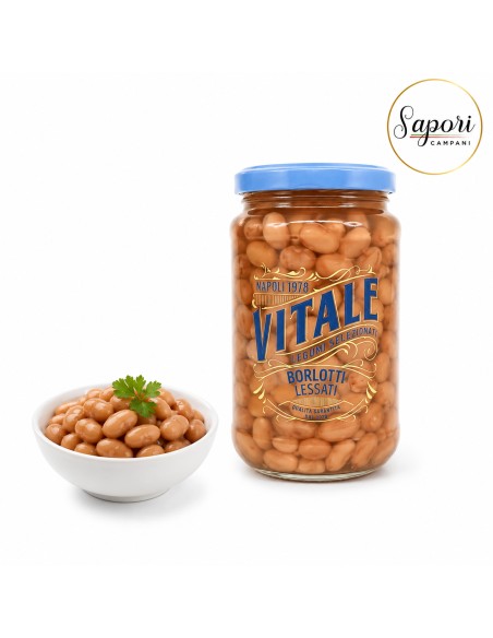 Fagioli Borlotti Lessati – Confezione 12 Pezzi