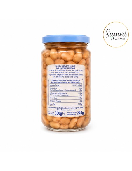 Fagioli Borlotti Lessati – Confezione 12 Pezzi