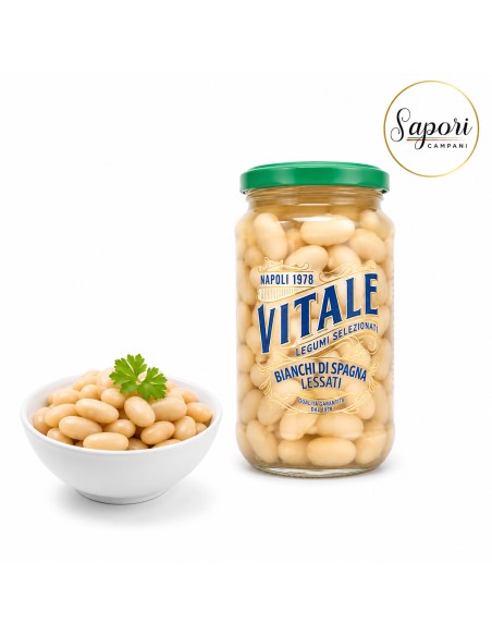 Fagioli Bianchi di Spagna Lessati – 12 Pezzi
