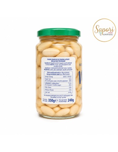 Fagioli Bianchi di Spagna Lessati – 12 Pezzi