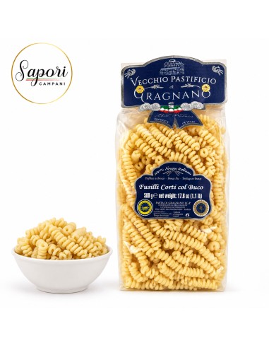 Pasta di Gragnano - Fusilli Corti col Buco 500g
