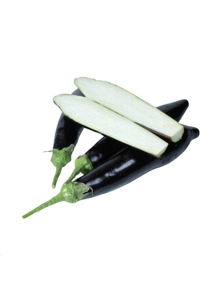 Melanzana nera lunga senza semi