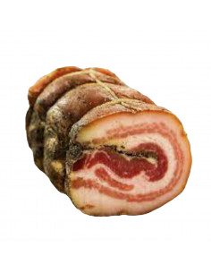 Pancetta artigianale prodotta alle falde del Vesuvio