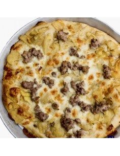 Pizza salsiccia e patate del Bobb nel ruoto