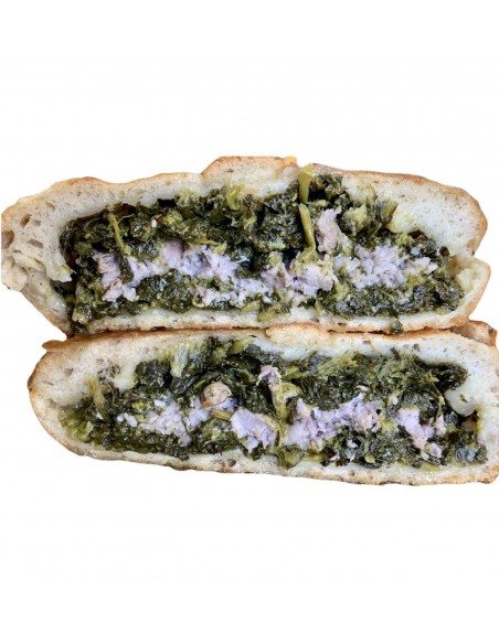 Panificio Michelangelo Bobb pizza salsiccia e friarielli kg 1,500