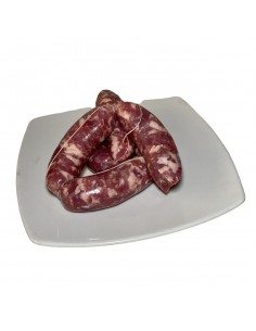 Salsiccia di maialino nero casertano, tagliata a punta di coltello 2