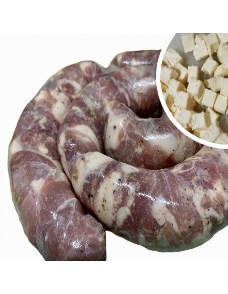 Salsiccia fresca paesana con provola di Agerola