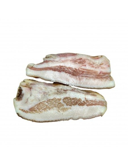 Pancetta tesa paesana, prodotta da suini allevati nei comuni vesuviani