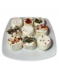 Formaggini freschi rosmarino e peperoncino