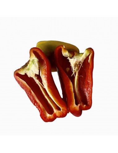 Peperoni rossi e gialli per arrostire